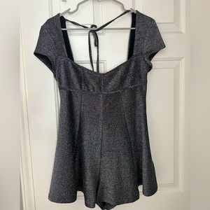 UO Jessie Sparkly Romper- Size M